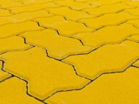 Тротуарная плитка ВОЛНА «Желтый»