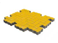 Тротуарная плитка ВОЛНА «Желтый»